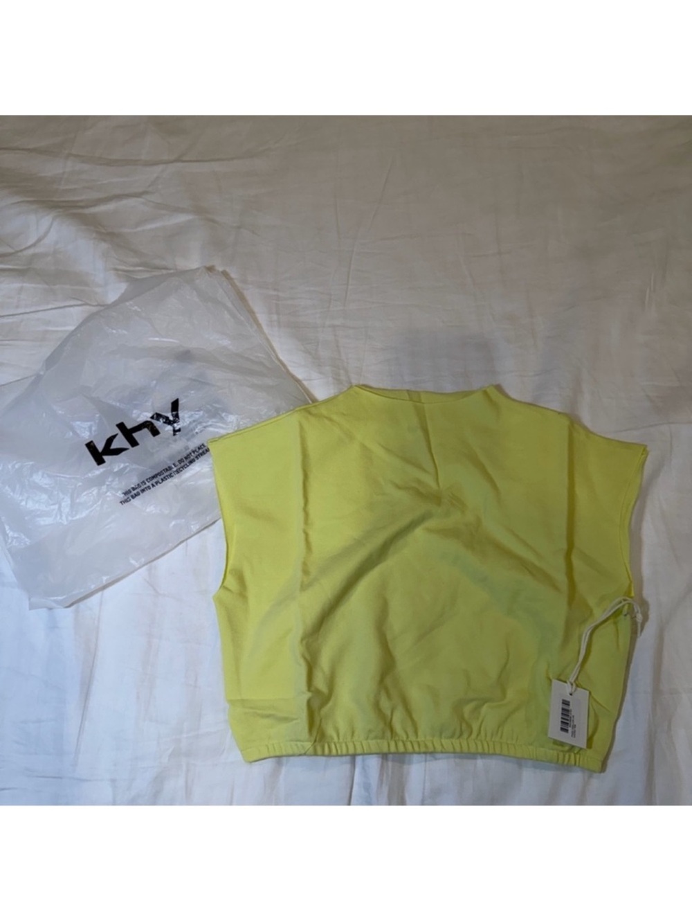 KHY Cotton Micro Tee – Limoncello – Size XS